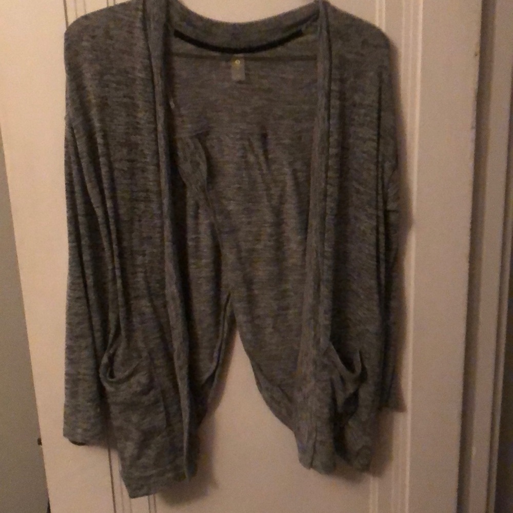 Gray casual sweater
